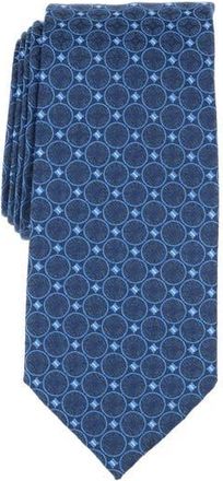 The Savile Row Company Caperock Medallion Tie in Navy at Nordstrom Rack