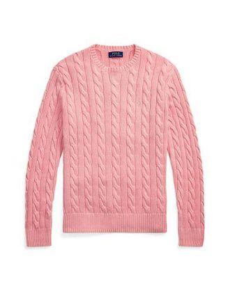 Ralph Lauren CABLE-KNIT MINERAL-DYED COTTON SWEATER