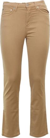 Roy Rogers Hoge Taille Damesbroek - Dames - Bootcut Jeans - Beige - W28 - Jeans