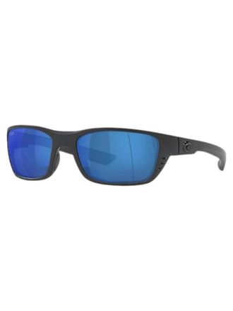 Costa Mens Whitetip Reader Sunglasses In Blackout/blue Mirror 580P C-Mate