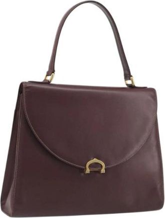 Cartier Tweedehands leren handtassen - Dames - Vintage Handtas - Rood - ONE Size - Vintage