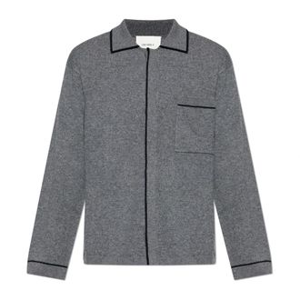 Lisa Yang Cashmere Knitwear, male, Gray, Size: 2XL Joshua Cardigan