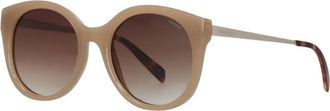 Komono Accessoires, Dames, Beige, ONE Size, Ellis Metal Zonnebril