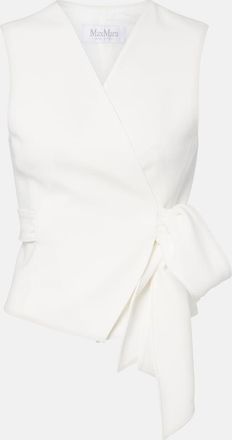 Max Mara Draped cady vest