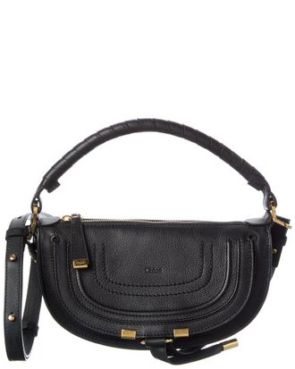 Chlo&eacute; Marcie Mini Leather Shoulder Bag