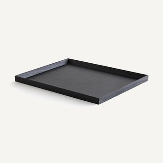 AM.PM Dienblad 45 x 35 cm zwart getint eik, Katori
