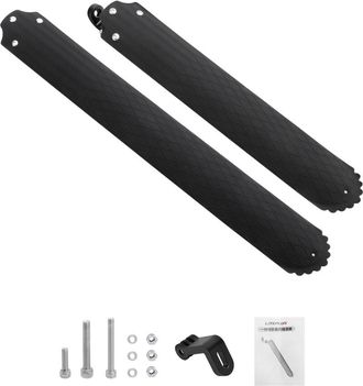 OEM Guardabarros Port&aacute;til Para Bicicleta De Carretera/monta&ntilde;a - Negro