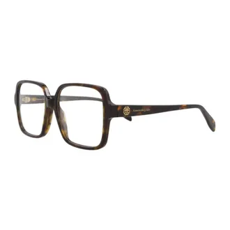 Alexander McQueen AM0286O002 Square Full Rim Eyeglasses - Brown