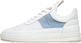 Filling Pieces Schoenen, Heren, Wit, 40 EU, Leer, Low Top Game Mix
