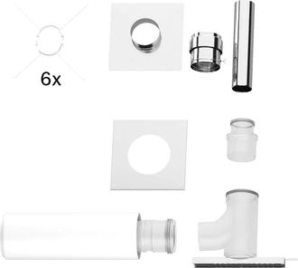Bosch Accesorio De Escape Fc-set80 Gbsatz Cascada B23p En El Hueco, D:80mm, 7738113210