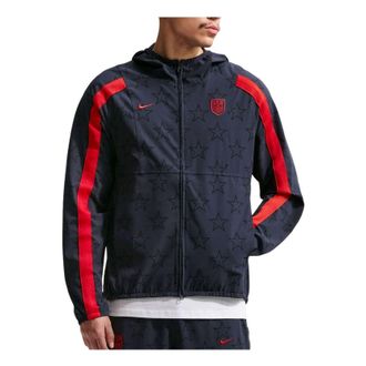 Nike USMNT Energy Dri-FIT Woven Jacket Dark Obsidian University Red IH1878-475