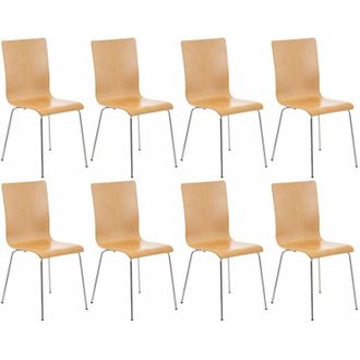 Clp Set 8 Sedie Visitatore pepe natura