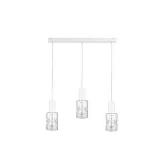 Netlighting Cross Bar Pendant Ceiling Light White 60cm 3x E27