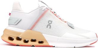 On Running Womens On Cloudnova Flux Trainers - White Nylon - Size UK 5