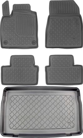 OEM Renault Clio V Hatchback Desde Septiembre De 2019. Juego De Alfombrillas Para Coche Y Maletero