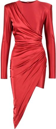 Alexandre Vauthier Damesjurk - Dames - Feestkleedjes - Rood - L - Kleedjes