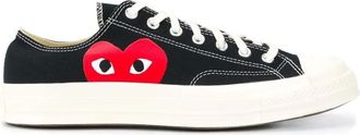 Comme Des Gar&ccedil;ons Sneakers, male, Black, 8 UK, Chuck 70 Ox Half Heart