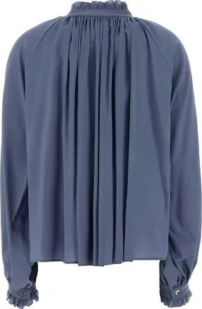 Pantaloni Torino Azzurro Grigio Exterior: Viscose Elastane Camicie Shirt