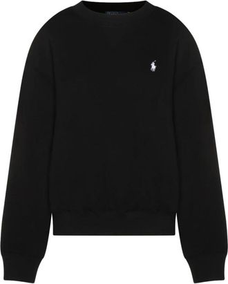 Polo Ralph Lauren CN PO Long Sleeve Sweatshirt - Dames - Sweatshirts - Zwart - XS - Katoen - Hoodies & sweatvesten