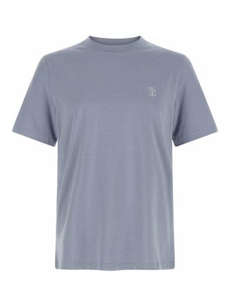 Brunello Cucinelli Logo Print T-Shirt