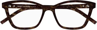 Saint Laurent Cat-Eye Tortoiseshell Eyeglasses - Brown