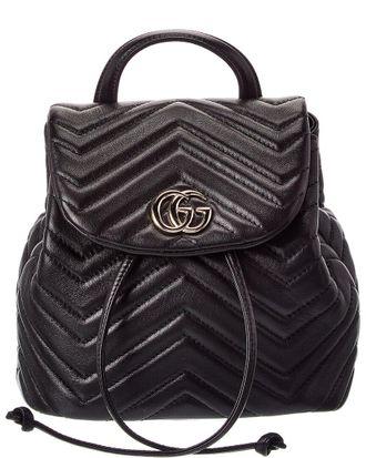Gucci Gg Marmont Mini Leather Backpack