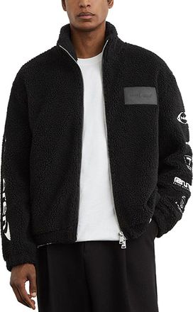 Reiss Nylon Logo Embroidered Casual Jacket
