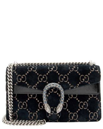 Gucci Gg Velvet Crystal Dionysus Medium E/W (Authentic Pre-Loved)