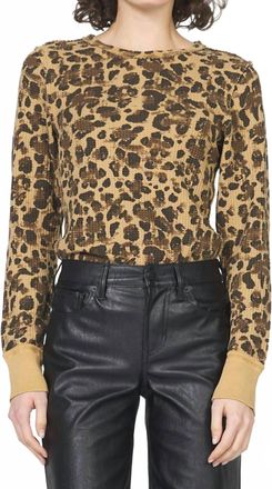 Dear John Denim Ania Top In Leopard