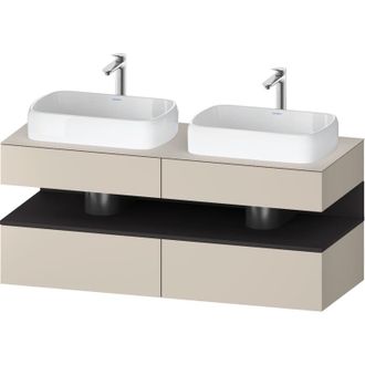 Duravit Qatego Consola Mueble Bajo Lavabo, 2 Extensiones, 2 - Duravit