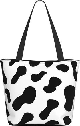 AOOEDM Cow Pattern Ladies Shopping Bag 13x11x7in.The Perfect ValentineS Day Gift.It Is The Best ValentineS Day Gift For Mom, Daughter, Wife,Etc