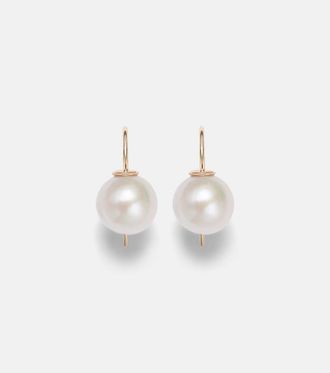 Stone and Strand Essential 14kt gold earrings with pearls