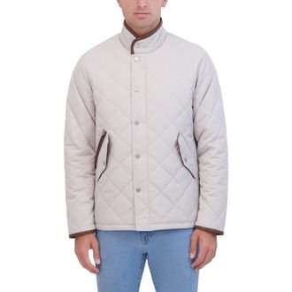 Robert Graham Water Repellent Quilted Jacket in Stone at Nordstrom Rack, Size Xx-Large