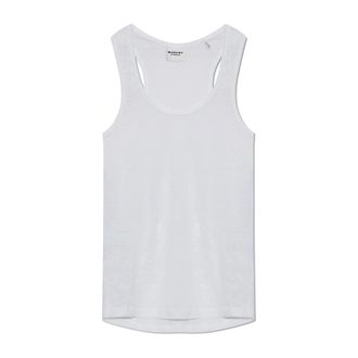 Isabel Marant Dames, Tops, Wit, Maat: XS Linnen