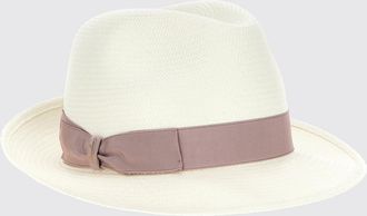 Borsalino Cappello Borsalino in rafia intrecciata