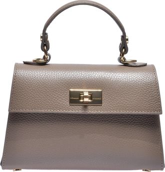 Isabella Rhea Beige Rundleer Tas