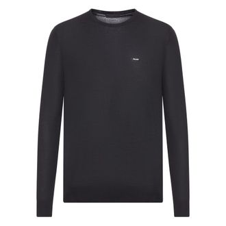 Prada Embroidered Long-sleeves Wool Sweater