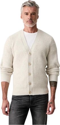Guess Nicholas Vest - Heren - Truien - Beige - Maat: M Zijde