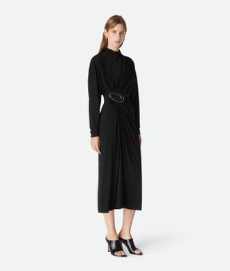 Bottega Veneta Crepe Viscose Jersey Dress - Bottega Veneta