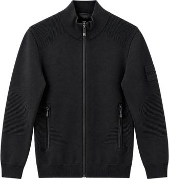 Outhere Flex Knit vest met hoge kraag - Heren - Truien - Zwart - Maat: XL Zijde
