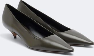 The Row Liisa leather pumps