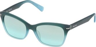 Police S1882M C44X Mens Sunglasses Green Size 53