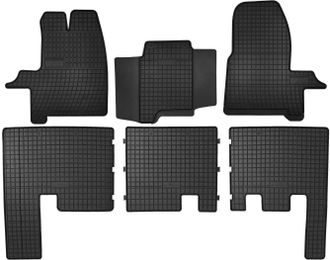 OEM Tappetini In Gomma Per Auto Per: Ford Tourneo Custom I Furgone (2012-2023) - Neri, Su Misura