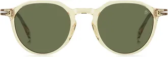 David Beckham Sunglasses Db 1217/S 40 Gqt Yellow/Green Men