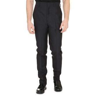 Prada Mens Blue Mohair Dress Pants