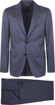 Ermenegildo Zegna Luxe Maatpak - Heren - Business pakken - Blauw - 2XL - Kostuums