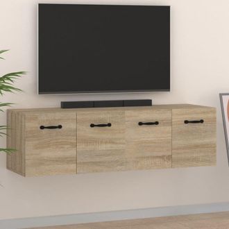 vidaXL Wall Cabinets 2 pcs Sonoma Oak 80x35x36.5 cm Engineered Wood vidaXL