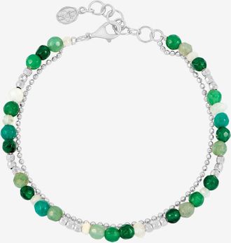 Dower & Hall Evergreen Orissa Bracelet in Sterling Silver at Nordstrom, Size 8