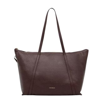 Coccinelle Nory Shopper - unisex - Shoppers - Bruin - ONE Size - Leer - Tassen