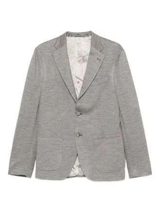 Etro two-button patch-pocket blazer - Grey